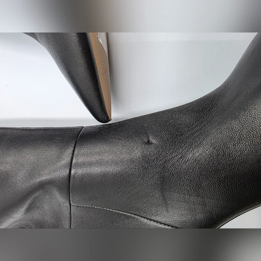 Marc Fisher Knee High Leather Boots Size 5 - Picture 6 of 14